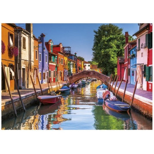 Puzzle Burano, Itália - Educa - 3000 Peças, caixa