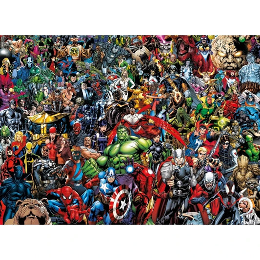 Puzzle Marvel “Impossible” – Clementoni - 1000 Peças