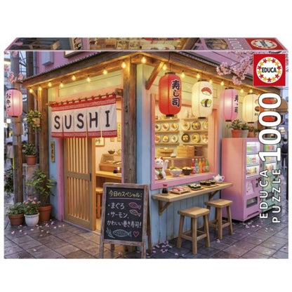 Puzzle Sushi Kawaii - Educa - 1000 Peças