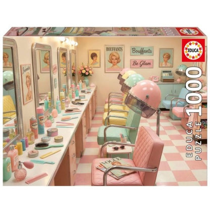Puzzle Salão Retro Glam - Educa - 1000 Peças