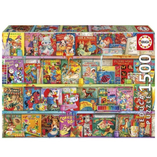 Puzzle O Recanto dos Caderninhos Kitsch - Educa - 1500 Peças