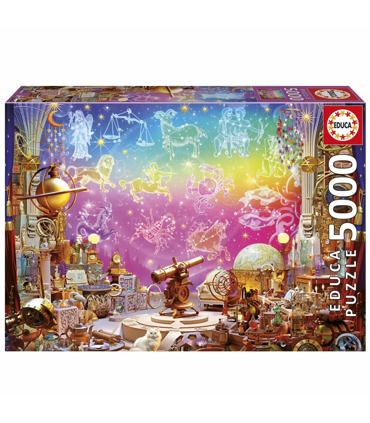 Puzzle Astrologia - Educa - 5000 Peças, caixa