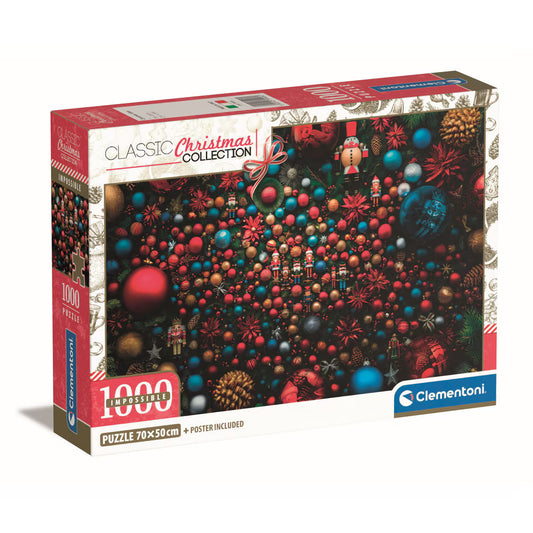 Clementoni puzzle 1000 pçs impossible Natal