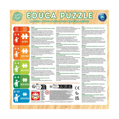 Puzzle Bluey em Madeira – Educa - 100 Peças