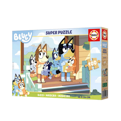 Puzzle Bluey em Madeira – Educa - 100 Peças