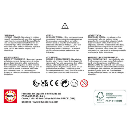 Puzzle Bluey em Madeira – Educa - 100 Peças