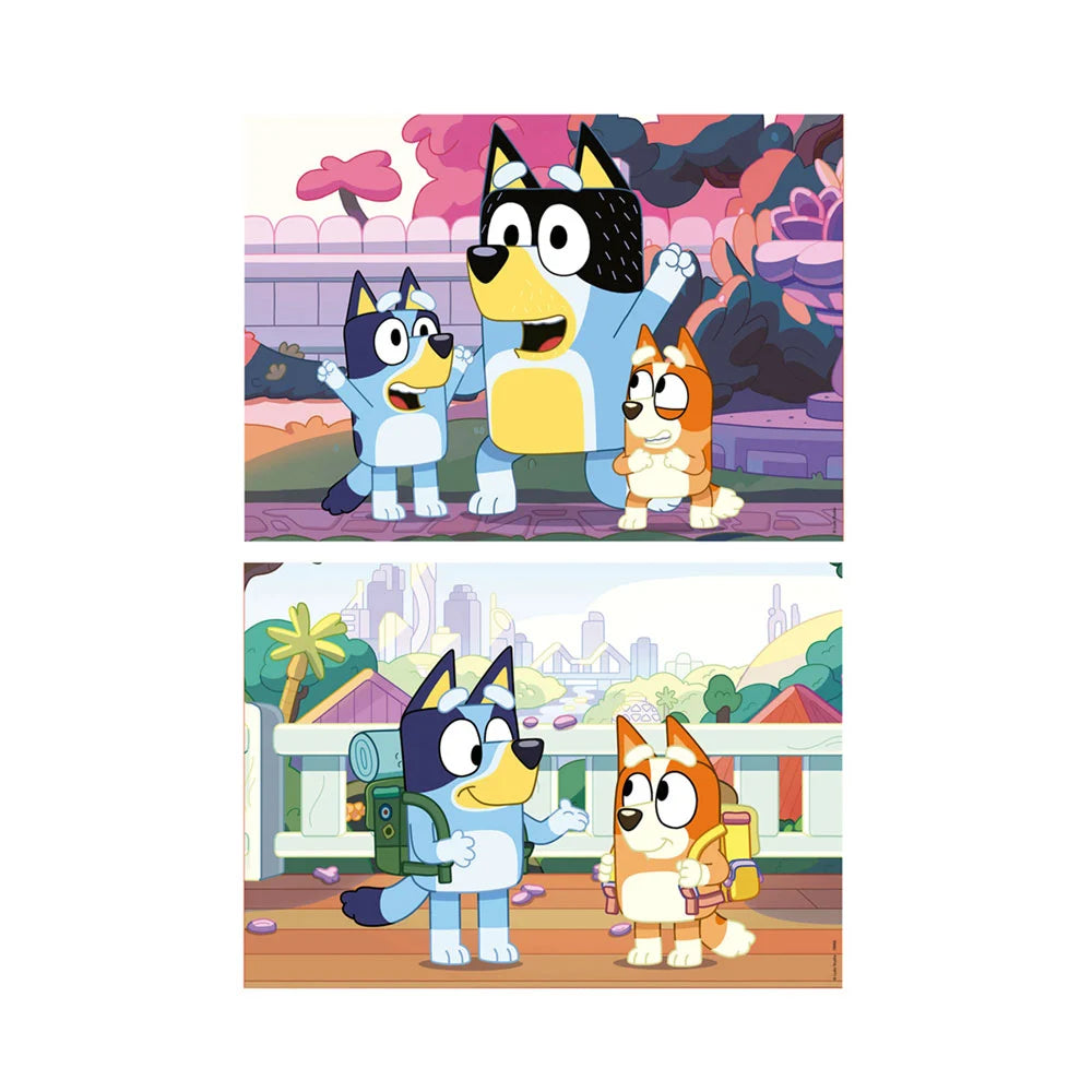 Mala 2 Puzzles Bluey – Educa - 2x20 Peças