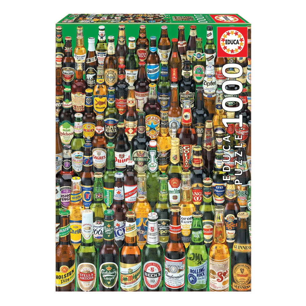 Puzzle Cervejas do Mundo – Educa - 1000 peças