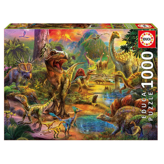 Puzzle Dinossauros no Vale Perdido – Educa - 1000 peças