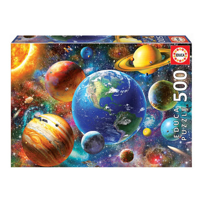 Puzzle Sistema Solar Colorido - Educa - 500 peças