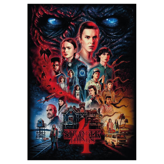 Puzzle Stranger Things + Poster S04 – Clementoni - 1000 peças