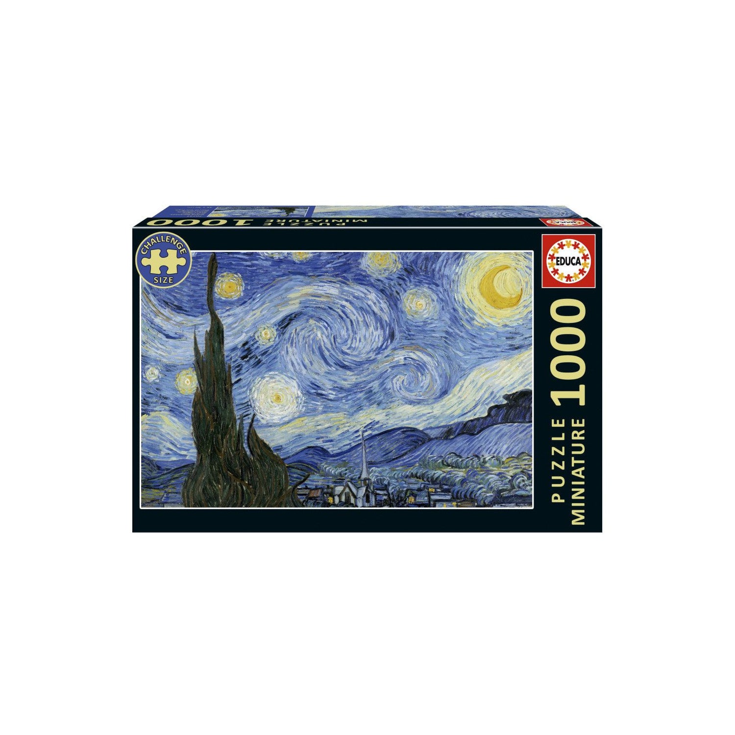 Puzzle A Noite Estrelada Miniature - Educa - 1000 Peças