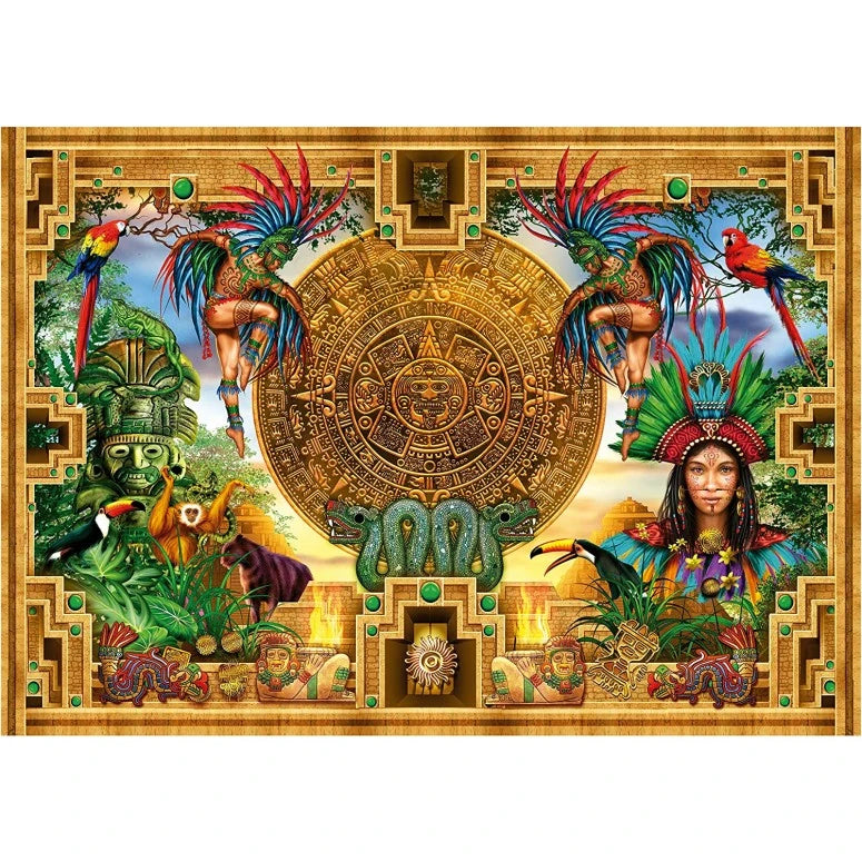 Puzzle Civilização Asteca – Educa - 2000 peças