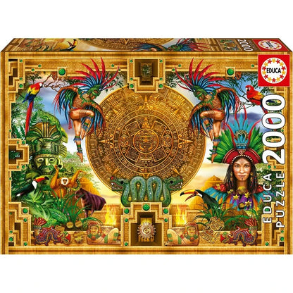 Puzzle Civilização Asteca – Educa - 2000 peças
