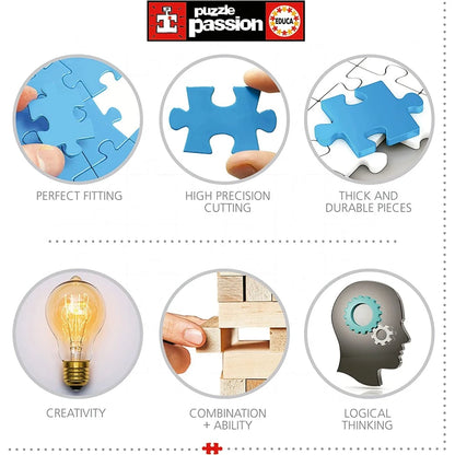 Puzzle Civilização Asteca – Educa - 2000 peças