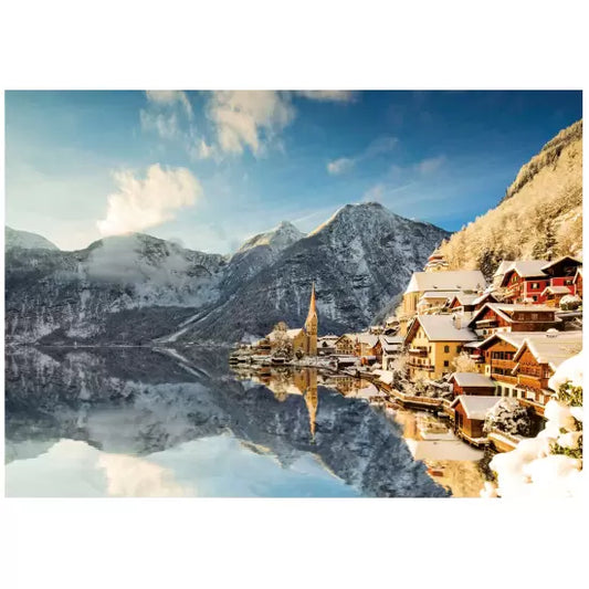 Puzzle Inverno em Hallstatt - Educa - 1500 peças