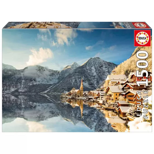 Puzzle Inverno em Hallstatt - Educa - 1500 peças